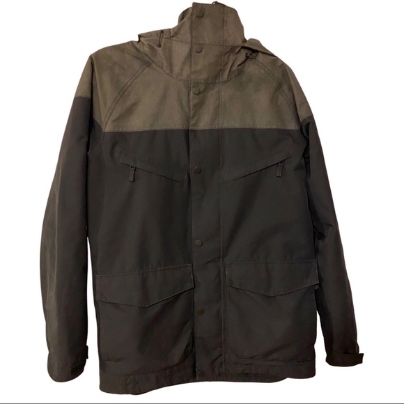 BURTON  Men's BREACH Shell Snow Jacket - GOLROD/TRCDRO - Picture 1 of 10